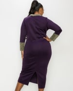Kaia cowl dress plum new arrivals